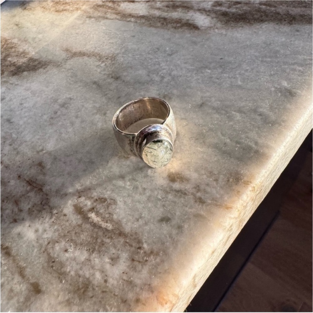 Sundance Rutilated Quartz Silver Ring - Picture 5 of 9